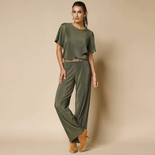 Pantaloni largi plisați