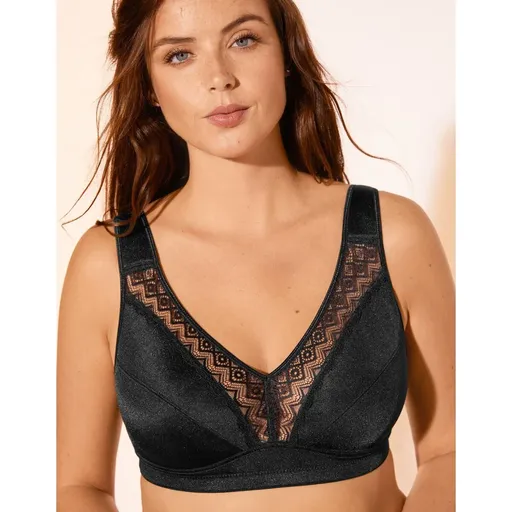 Sutien ajustat din satin, fără arcuri