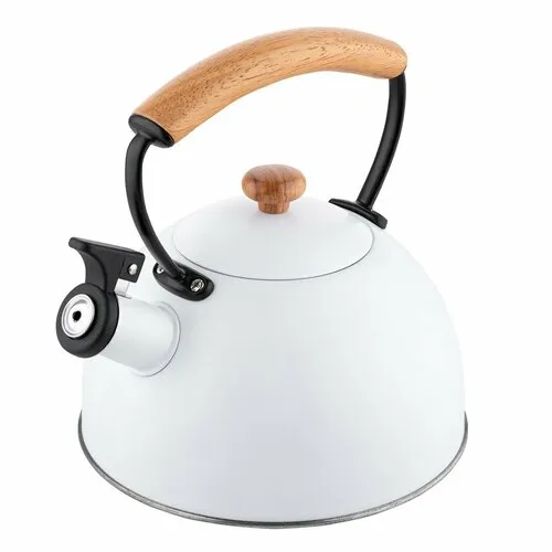 Ceainic din inox Florina Natura Line 2,3 l, alb, alb