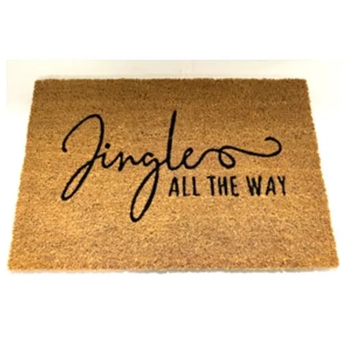 Covoraș cocos Jingle all the way, 39 x 59 cm