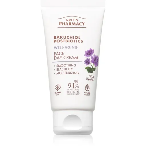 Green Pharmacy Bakuchiol & Postbiotics Day Face Cream crema de zi regeneratoare - intinerire 50 ml
