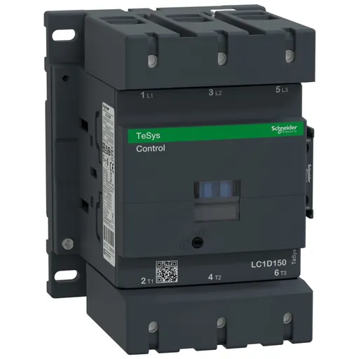 Contactor TeSys D- 3P(3 NO) 150 A - 115 VAC 50/60 Hz coil Schneider LC1D150FE7