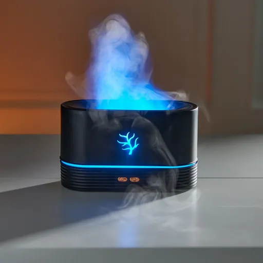 Umidificator cu efect de flacără LED Bergström