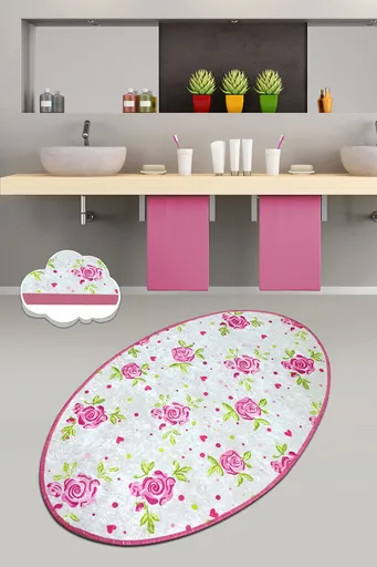 Covoras de baie, L'essentiel Maison, Frezya (70 x 120), 70x120 cm, Poliester, Multicolor