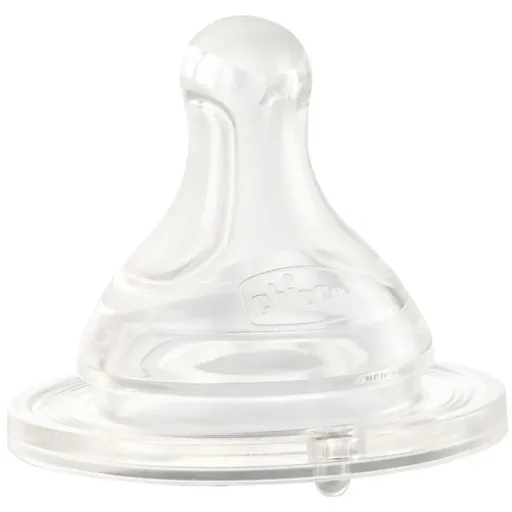 Chicco Perfect 5 Well-Being tetină pentru biberon 0m+ Slow 2 buc