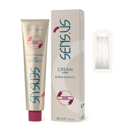 Vopsea de Par Permanenta Modulator, Transparent, Sensus Cream Color Hi Performance M3K, 100 ml
