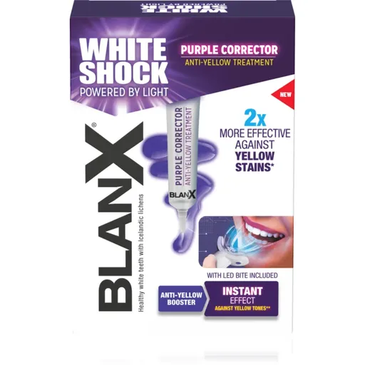 BlanX Shock Purple Treatment set pentru albire pentru dinti