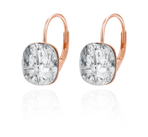 Beneto Cercei eleganți bronz cu zirconi AGUC2670-ROSE