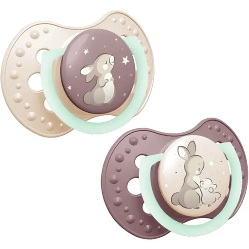 LOVI NIGHT&DAY Girl suzetă 0-6 m 2 buc