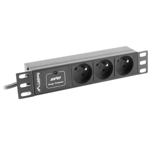 Unitate alimentare PDU 10", 3 prize ng LANBERG PDU-03E-0200-BK