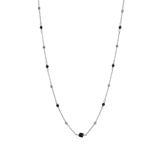 Alisia Colier elegant din argint cu spinel negru AL4098-Argento-Spinello