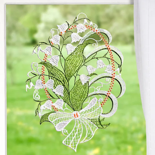 Decorațiuni pentru ferestre "Crinul din vale