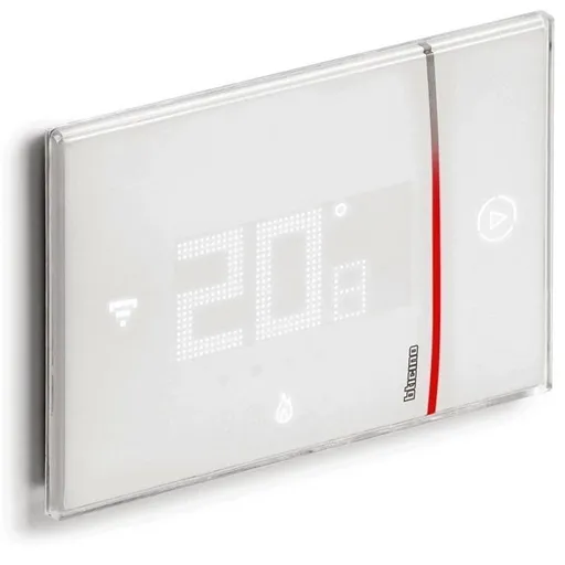 Termostat conectat cu Netatmo Bticino Living Now XW8002, alb, montaj ingropat