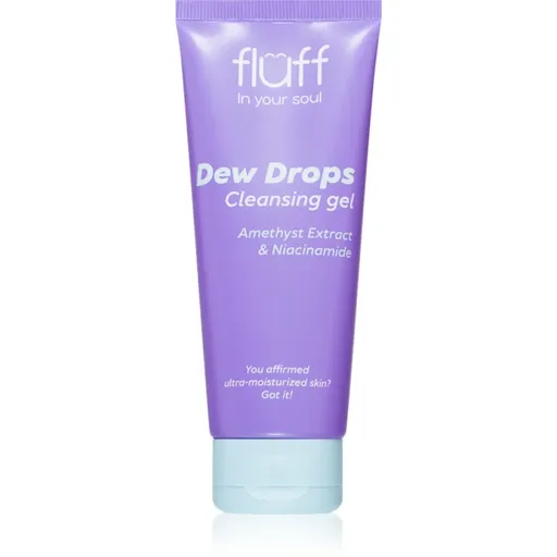 Fluff Dew Drops gel de curatare facial cu niacinamidă 100 ml