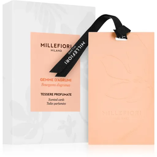 Millefiori Milano Laundry Gemme D´Agrumi card parfumat 3 buc