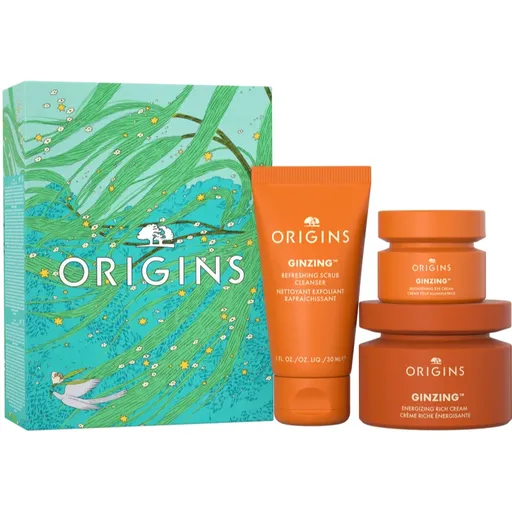 Origins Holiday Glowing Essentials set cadou pentru tenul uscat