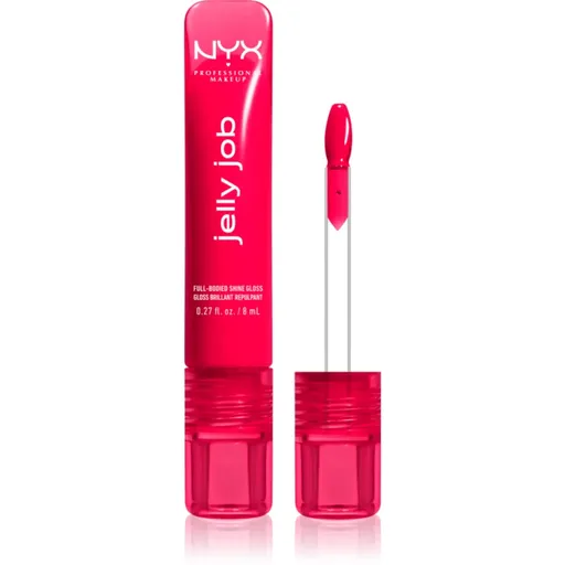 NYX Professional Makeup Jelly Job luciu de buze stralucitor cu efect de crestere culoare Cherry Jelly 7.5 ml
