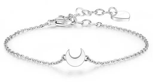 S'Agapõ Brățară din otel cu semilunăClick SCK16