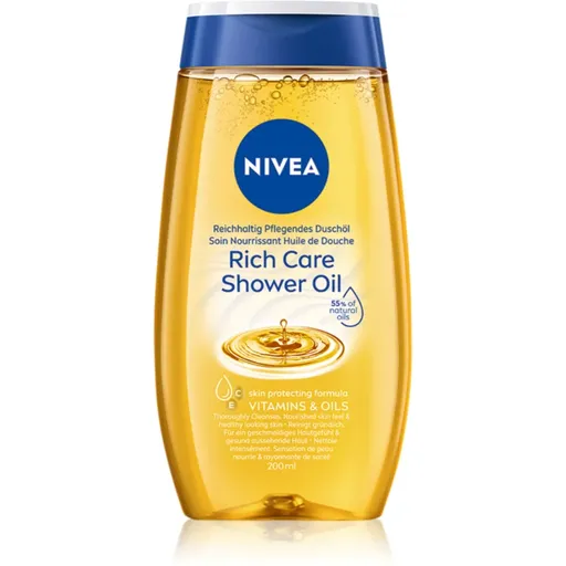 Nivea Natural Ulei pentru dus hranitor 200 ml