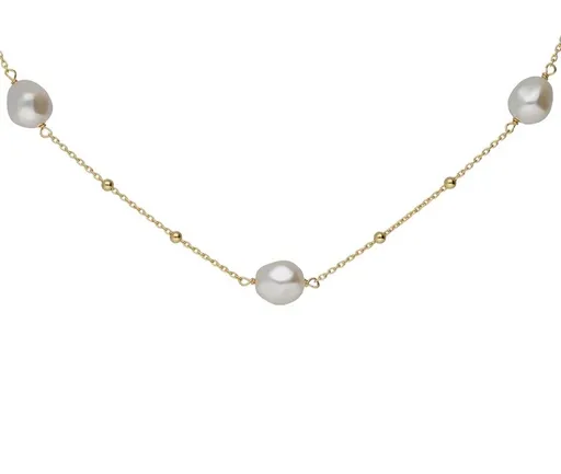 Victoria Cruz Colier placat cu aur cu perle sintetice Sera A5565-00DG