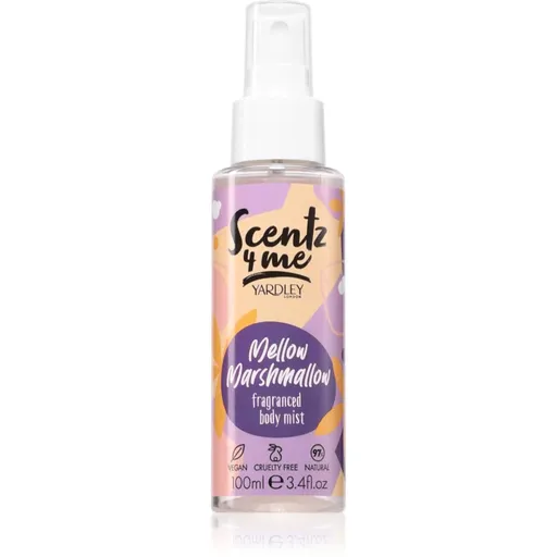 Yardley Scentz 4 Me Mellow Marshmallow Body Mist pentru femei 100 ml