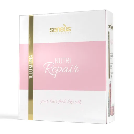 Kit pentru Restructurare si Nutritie Sensus Illumyna Nutri Repair 250 ml + 250 ml + 125 ml