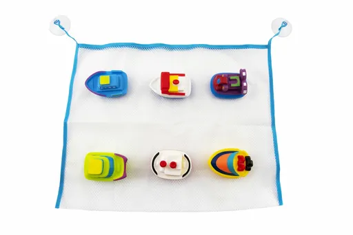 Set vaporașe Teddies, pentru cadă,6 buc., în pungă