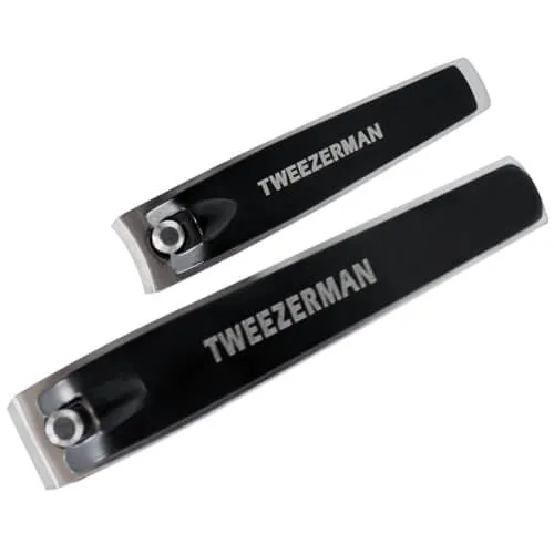 Tweezerman Set unghieră manichiură atât pentru mâini cât și pentru picioare 2 bucăți (Stainless Steel Nail Clipper Set)