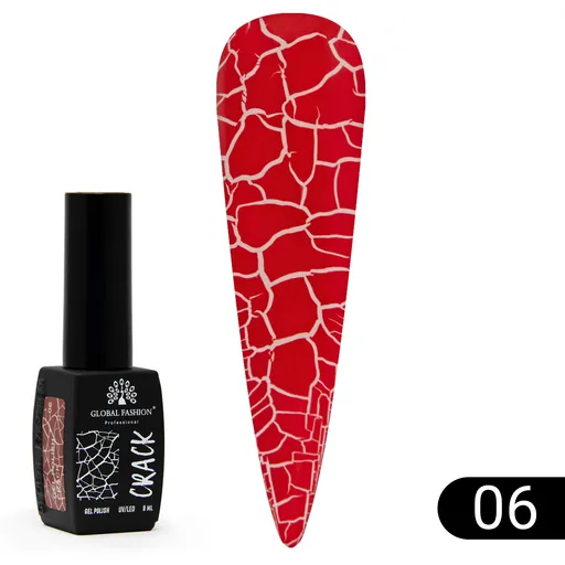 Oja semipermanenta CRACK cu efect de craquelure 8 ml, 06