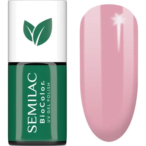 Semilac UV Hybrid BioColor unghii cu gel folosind UV / lampă cu LED culoare 713 Pink Wildflowers 7 ml