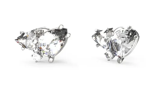 Guess Cercei eleganți cu cristale Wonderlights JUBE04415JWRHT/U