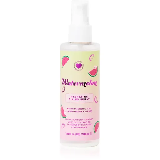 I Heart Revolution Watermelon Dewy Fixing Spray spray pentru fixare cu efect de hidratare culoare Watermelon 100 ml