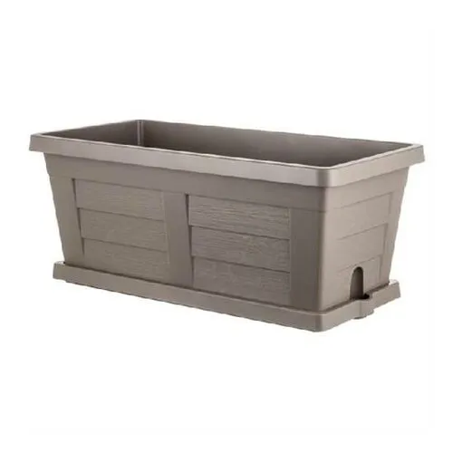 Jardinieră cu volum mare Bama Legnocappuccino, 60 x 30 x 25 cm, maro, 60 cm