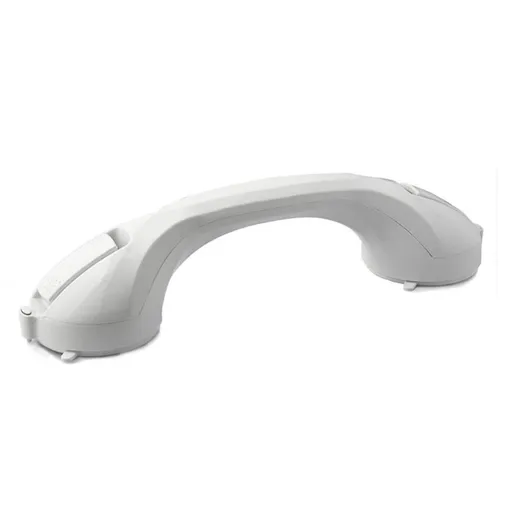 Spirella Bară de sprijin pentru baie cu ventuze șiindicator SAFE, albă, 40 cm