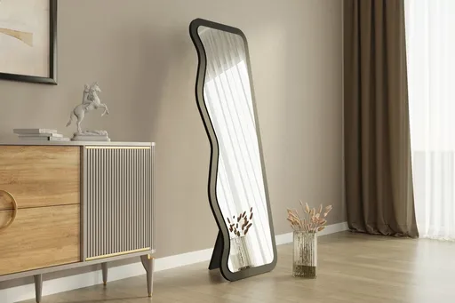 Oglinda decorativa, Hanah Home, Asel, 50x160x2.2 cm, Negru