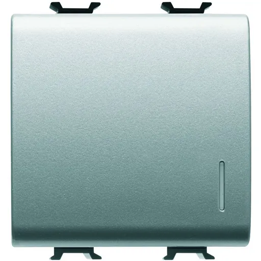 Intrerupator cu revenire+led 2 module Gewiss Chorus GW14172, titan