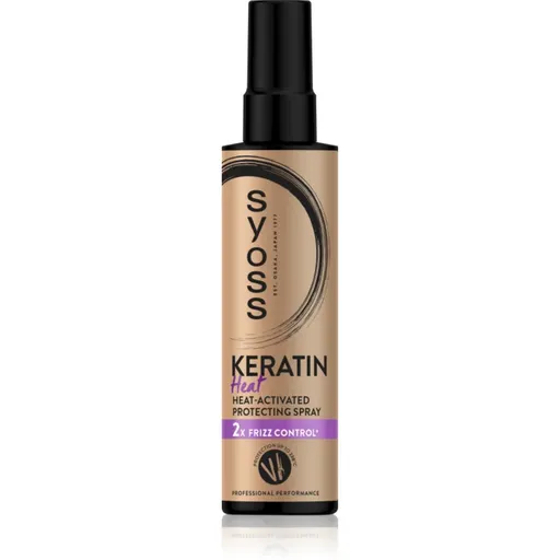 Syoss Keratin Heat spray protector pentru modelarea termica a parului 200 ml