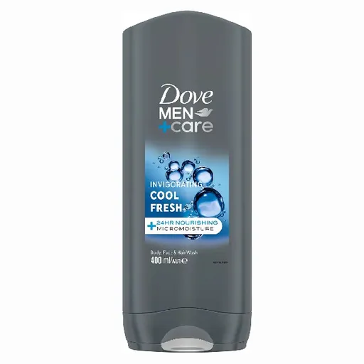 Dove Gel de duș Men+Care Cool Fresh (Body And Face Wash) 400 ml pentru bărbați