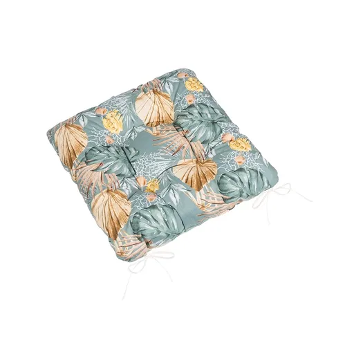 Bellatex Perna Adéla matlasată Monstera trandafirgalben, 40 x 40 cm