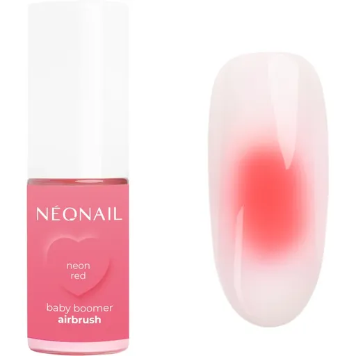 NEONAIL Baby Boomer Airbrush pudră colorată pentru unghii culoare Neon Red 5 g