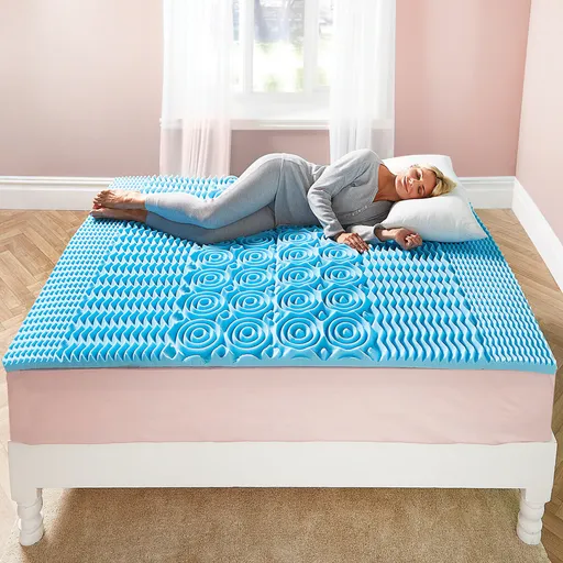 Topper cu spumă cu memorie