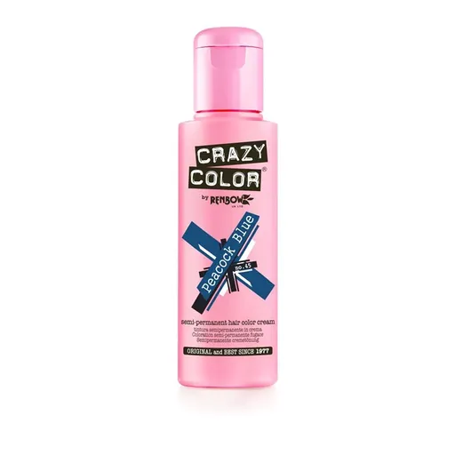 Vopsea Semipermanenta Crazy Color Peacock Blue No. 45 - 100 ml