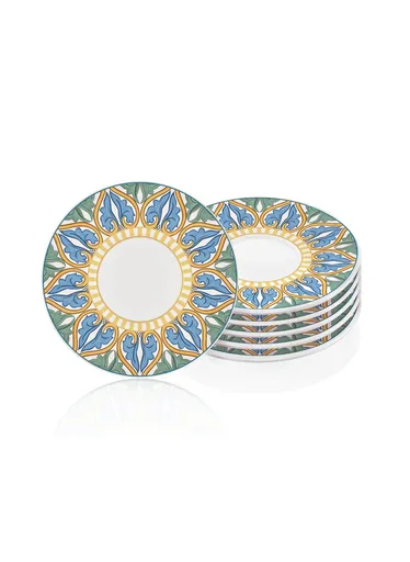 Set de farfurii ceramice, Hermia, 280TMA1495, Multicolor