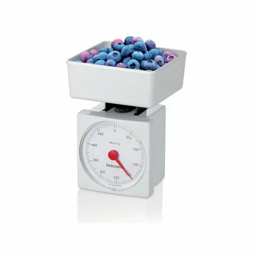 Cântar de bucătărie mecanic Tescoma Accura 0,5 kg, alb, S