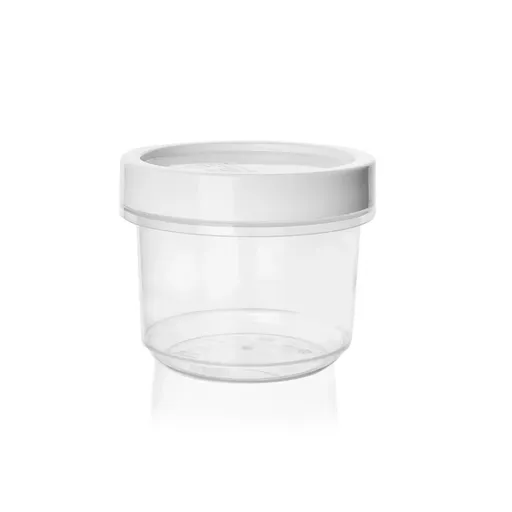 Borcan ALB diametru 9 cm