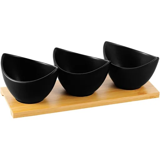 Set de servire Florina Adria, negru