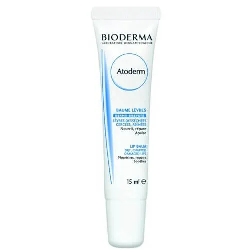 Bioderma Balsam pentru buzele uscate și crăpate Atoderm (Lip Balm) 15 ml