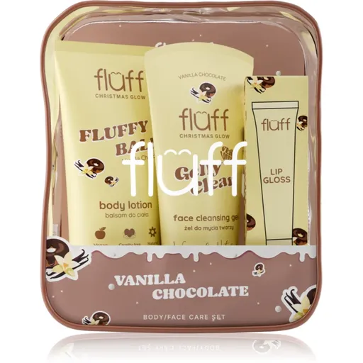 Fluff Christmas Glow Vanilla Chocolate set cadou de Crăciun
