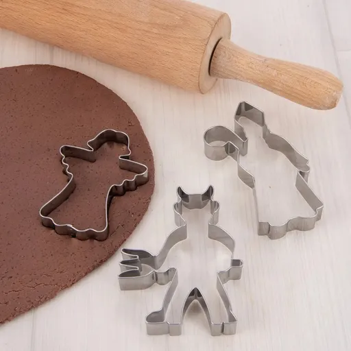 Forme pentru prăjituri Moș Crăciun, set 3 buc