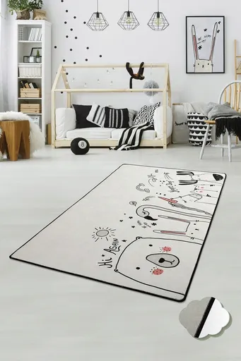 Covor, Be Happy, 140x190 cm, Multicolor